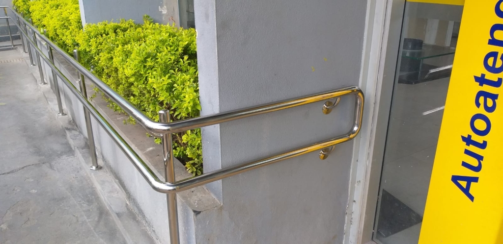 corrimão inox